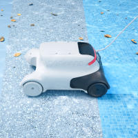Kit de Maestro de Genkinno P2 Robot Pool Vacuum, Potencia de Succión de 2500GPH, Tiempo de Funcionamiento de 120 Minutos, con Gran Capacidad de Cesta, App OTA y Control Remoto, Tecnología AdaptiveSuc, para Hasta 100㎡/1000 pies cuadrados, Gris - Enchufe - details 10