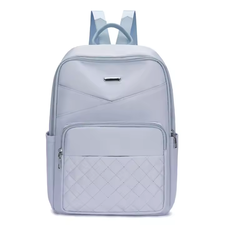 Bolso de ocio, bolso escolar de gran capacidad, mochila femenina, nuevo estilo, bolso de viaje, moda coreana, color sólido - 1