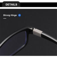 Gafas De Lectura Unisex Anti-Luz Azul Deportiva Negro Rojo Marco TR90 Gafas De Presbicia +100 a +400 Para Hombres Y Mujeres - details 12