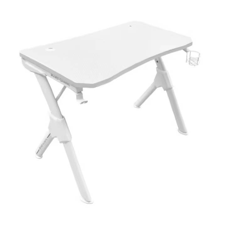 Mesa Gaming Mars Gaming MGD/ 110 x 60 x 74cm/ Blanca - 1