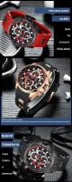 Reloj De Deporte Para Hombre MINI FOCUS Reloj De Cuarzo Impermeable Con Pantalla Grande Y Luminoso Correa De Silicona Resistente Al Choque Y Con Calendario - details 20