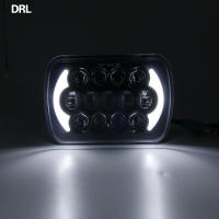 Faros Cuadrados LED Universales 7x6 "5X7" Con DRL Blanco Para Jeep Cherokee XJ Wrangler YJ Motocross H6054 H5054 Material De Aluminio - details 4