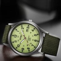 Reloj De Pulsera De Cuarzo Para Hombre SOKI Deportivo Militar Lujo Con Manos Luminosas Fecha Nylon Casual Reloj Masculino - details 1