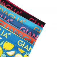 Paquete de 5 calzoncillos bóxer de algodón para hombres GIANVAGLIA Calzoncillos Boxers de Algodón Ajustados Clásicos - details 1