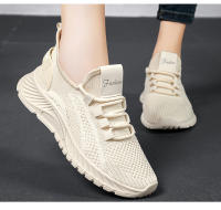 Zapatillas De Correr Para Mujer Beige Con Cordones Deportivas Ligeras Antideslizantes Cómodas Para Gimnasio Trabajo Y Uso Casual - details 12