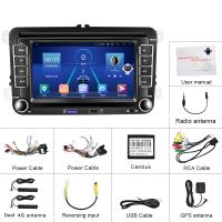 Podofo 8'' Radio de coche Android 2 Din para VW Volkswagen Octavia Skoda Superb Golf 5 6  Passat B6 B7 Polo Leon TouranJetta Carplay 8+128GB AI Voice WIFI+4G DSP GPS Navegación Multimedia Reproductor de Video - details 29