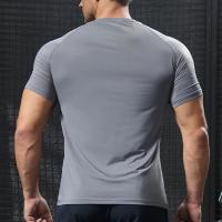 Camiseta Deportiva De Secado Rápido Para Hombres Manga Corta Entrenamiento En Gimnasio Camiseta De Fitness Transpirable Para Correr Sportswear - details 1