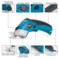 Tijeras Eléctricas Pequeñas Hormy 3.6V Para Corte De Telas Cuero Papelboard Herramienta DIY Para El Hogar Máquina De Corte Adecuada Para Tailor - details 5