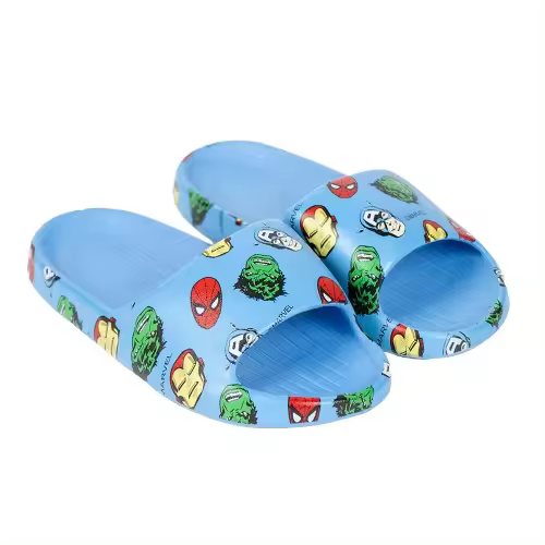 Chanclas playa EVA Vengadores 6457 en azul. Producto Oficial. - 1