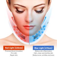 Cinturón Levantador De V Forma Para Rostro Con Masajeador Levantador De Piel Vibration 5 Modos Control Remoto Dispositivo De Cuidado De Piel - details 20