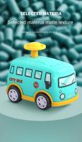 Juguete Educativo Para Niños Coche De Resbalón Inercia Azul Para Interacción Padre-Hijo Interior Juguetes De Taxi Avión Autobús Escala 1:32 Regalo De Cumpleaños - details 6