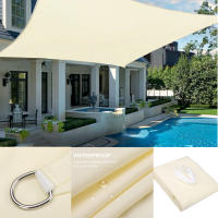 Toldo impermeable de protección solar para exteriores, sombrilla de vela para acampar, tela grande para dosel, jardín, Patio, 40% de descuento - details 5