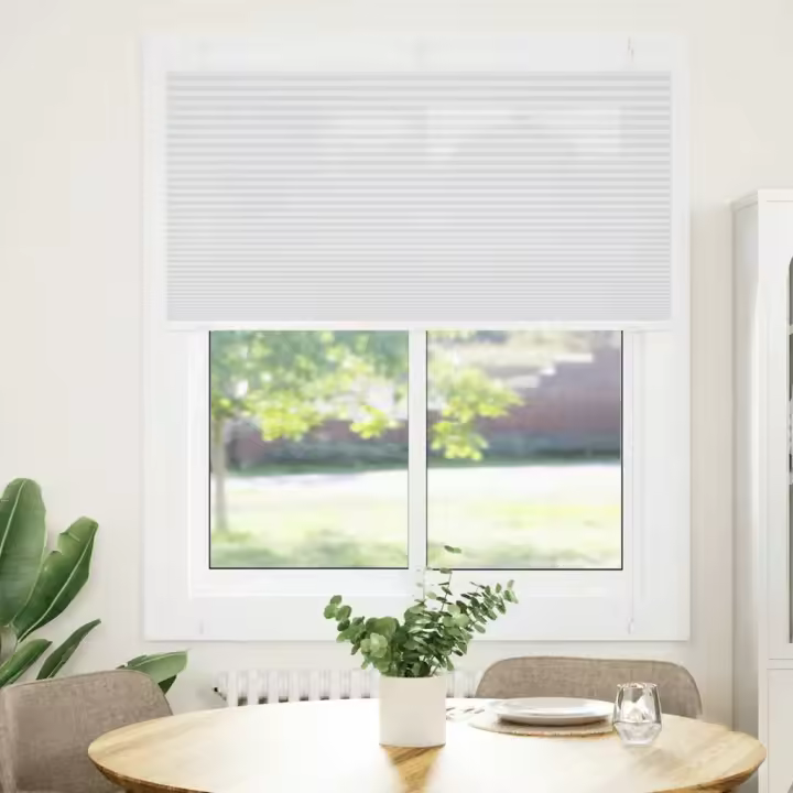 Estor Plisado blanco 115x100 cm Tela Ancho 114,4 cm Poliéster - 1
