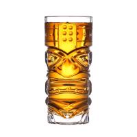 Vaso De Barra De Cristal Tiki Copa De Cóctel Hawaiano Cara De Fantasma Vaso De Agua Creación Gome Vaso De Barra Para Cócteles - details 8
