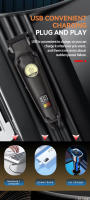 Cortacabello Recargable Kemei KM-2371 KM-2024 Para Barbero Cabello Liso Lavable Afeitadora Eléctrica Para Hombres Corte Rápido Indicación De Carga Material De Hoja - details 6