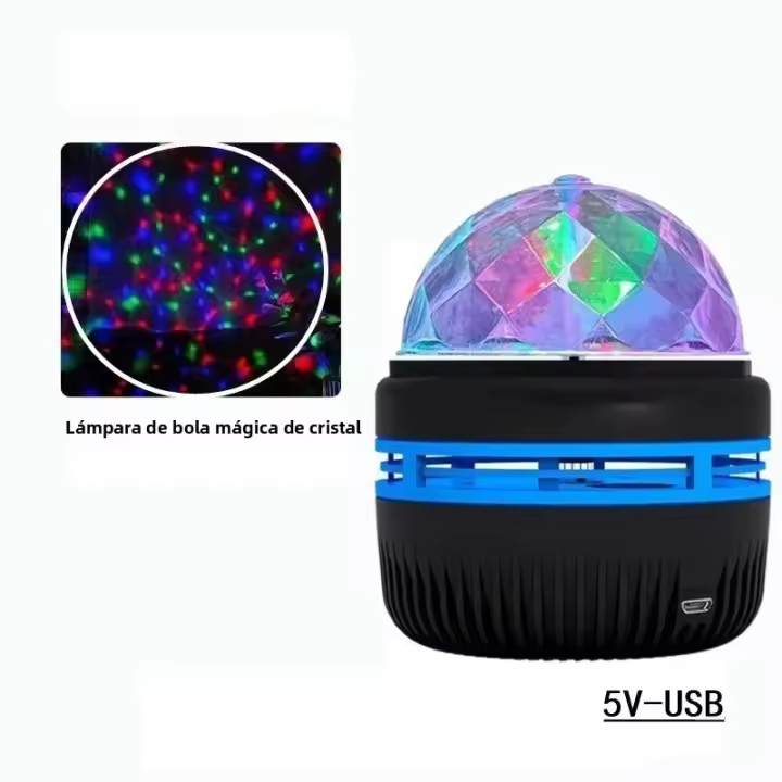 Lámpara De Mesa Creativa Con Proyección De Ondas De Agua Y Estrellas Aurora Luz Nocturna Romántica Control Remoto Colorido - 1