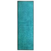 vidaXL Felpudo Lavable 60x180 cm Alfombra de Entrada Pasillo Casa Puerta Color Azul,  cyan,  Antracita y mas - details 1