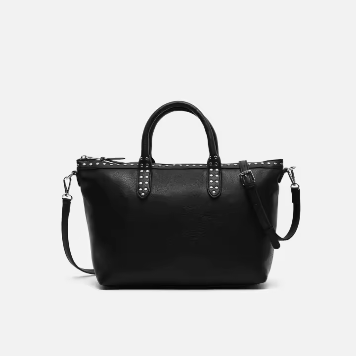 Kalani bolso tote con asa bandolera y detalles metálicos - 1
