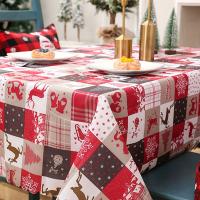 Mantel Rectangular De Navidad Impermeable Para Mesa De Comedor Decoración De Fiesta Del Año Nuevo Estilo Jacquard Tamaño Multi - details 7