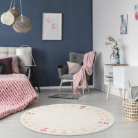Alfombras redondas, alfombras modernas para decoración de sala de estar, área grande, decoración de dormitorio, Alfombra de cabecera, Alfombra de salón Simple - details 0