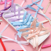 30pcs Cintas De Satén Poliéster Multicolor 6.5x8.5cm Para DIY Ropa Accesorios De Cabeza Regalos Cajas Artesanías Decoración - details 3