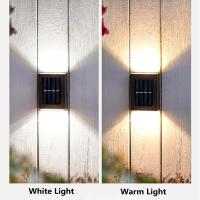 Lámpara Solar LED Exterior Sensor De Iluminación Decoración De Jardín Impermeable Luz De Pared Autocontenida Para Exterior - details 2