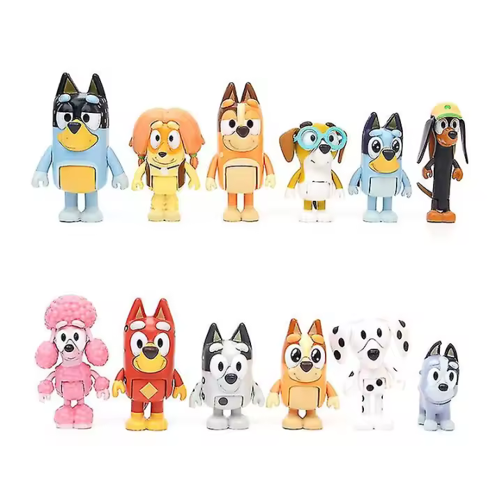 12pcs Family And Friends Action Figures Model Toy Set Kids Gift - 1