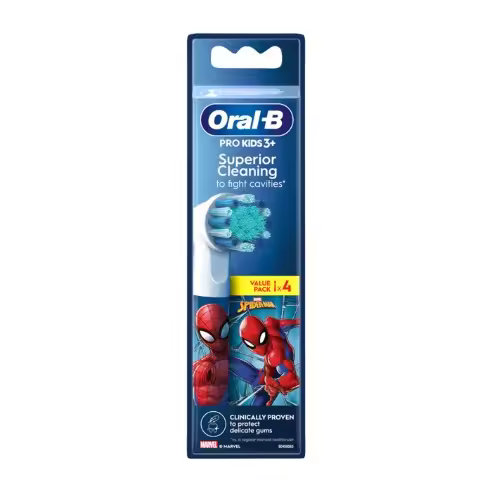 Oral B Recambio Cepillo Spiderman 4 unidades - 1