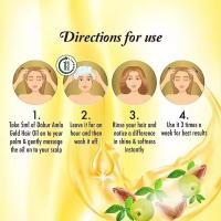 CasaSofia- Dabur Amla Gold Hair Oil, Aceite de amla para cabello 300ml. Fortalecimiento, hidratante, nutritivo - details 2