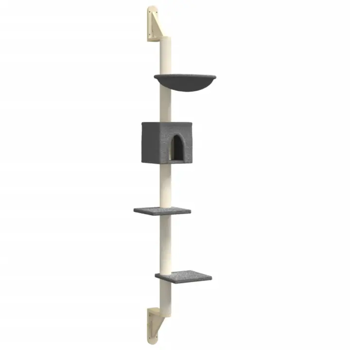 Árbol ascendant para Gatos de comparación gris Dark 187 cm - 1
