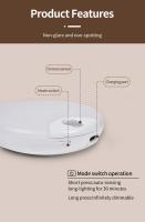 Lámpara LED De Sensor De Movimiento Recargable Magnética Redonda Para Armario Pasillo Cocina Dormitorio Escaleras Luz De Emergencia Nocturna - details 9