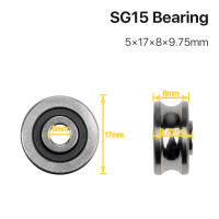 Rodamientos De Groove Ball Para Máquina De Grabado Y Corte Por Láser CO2 SG10 SG15 SG20 SG25 Pack De 5pcs Accesorios Para Máquinas De Grabado - details 2