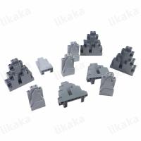 10PCS Bloques De Construcción Montañas Y Colinas MOC Compatibles Con La Ciudad Accesorios De Juguetes Para Niños Regalos Para Niños De 3 a 12 Años Y Adultos - details 0