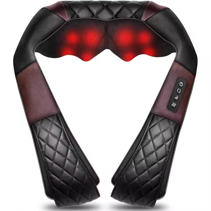 Masajeador de Cuello, Regalos para Mujeres/hambres/mamá/Papá, masajeador de Hambros shiatsu, masajeador eléctrico de Jersey profundo 4D, Regalos - 1