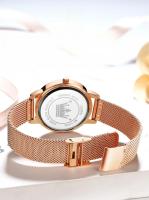 Reloj De Pulsera De Cuarzo OLEVS 5189 Para Mujer Versátil Y De Moda Con Dial De Diamante Resistente Al Agua De Acero Inoxidable Elegante - details 8