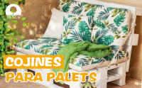 NQT Cojines para Palets de Fibra Conjunto 4 Piezas Cojin de Palet - details 0