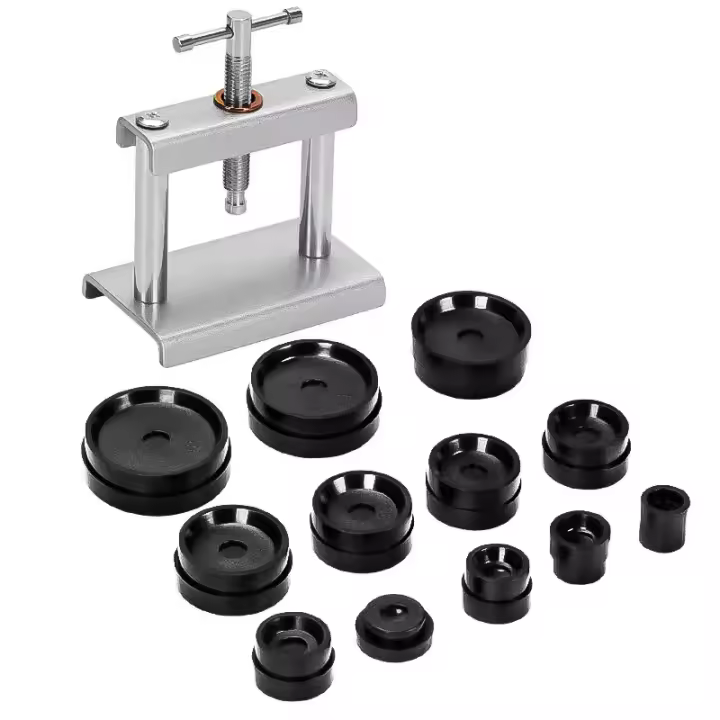 Kit De Herramientas Profesionales Para Reparación De Relojes 12pcs/18pcs Set De Herramientas Para Cierre De Cubierta Metálica Kit De Mantenimiento Para Relojeros - 1