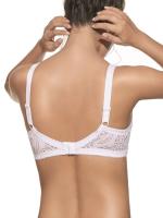 Sujetador con aros, sin relleno, de encaje modelo Virginia, marca Selene. - details 2