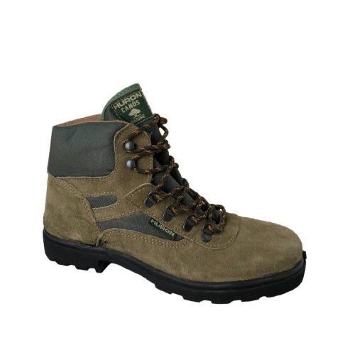 Bota Caza Huron Mod: 2000 | Trekking Serraje | Piso Caucho | Negro | Caza y Trabajo Agrícola