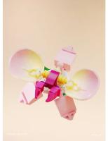 Bloques De Construcción Creativos Con Orquídeas Y Estrellas Azules Juguetes De Artesanía Para Niñas Edad Recomendada 6-12 Años Material ABS Sin Batería Producido En China - details 7
