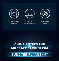 Bloques De Construcción Sluban 1:700 Fujian Portaaviones Modelo Militar Bloques De Guerra Para Niños Y Coleccionistas - details 1