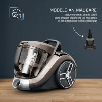 Rowenta Compact Power XXL, aspiradora sin bolsa, motor de bajo consumo (máx. 900 W), filtración ciclónica avanzada de 3 niveles, depósito de suciedad extragrande de 2,5 L, compacta, animal kit, RO4B50EA - details 0