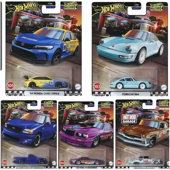 Hot Wheels Premium Boulevard pack de 5 coches - GJT68-979W - 1