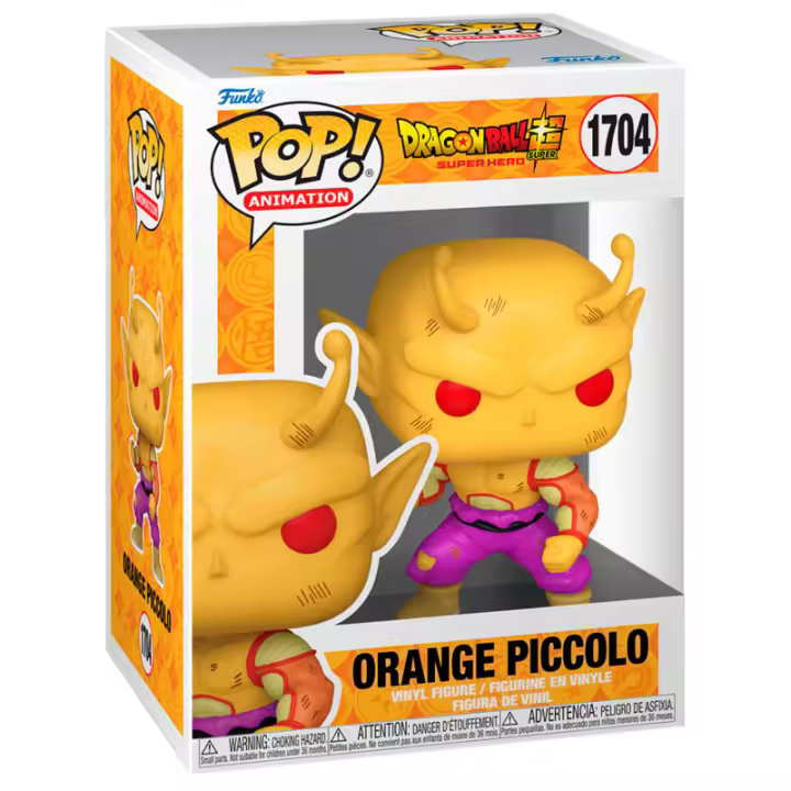 Figura Pop Dragon Ball Super Super Hero Orange Piccolo-Figura de Vinilo Coleccionable - Idea de Regalo- Mercancia Oficial - Juguetes para Niños y Adultos - Movies Fans - Muñeco para Coleccionistas y Exposición - 1