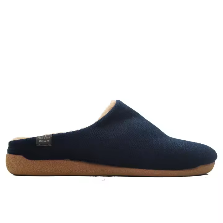Toni Pons NOTI-BD Zapatillas de ir por casa,chinela de talón abierto,pantufla con suela de goma,pelo por dentro, para caballero - 1