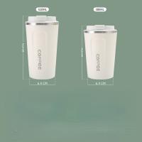350ml/500ml Taza de café de Maple inoxidable Taza Térmica de viaje a prueba de fugas botella de té Taza de café Frasco de vacío - details 1