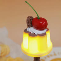 Lámpara De Escritorio LED Creativa De Postre Bonito Luz Nocturna Para Dormitorio Protección Ocular Decoración Para Barra Sala Hogar Regalo Para Niños - details 6