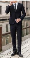 Traje De Novio Para Hombre Elegante Y Profesional Con Pantalones Color Sólido Moda Casual Talla Slim M-6XL Incluye Chaqueta Y Pantalones - details 12