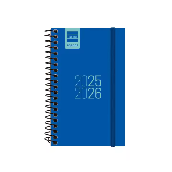 Finocam - Agenda Espir Curso 2025 2026 Azul Septiembre 2025- Agosto 2026 (12 meses) Español - 1