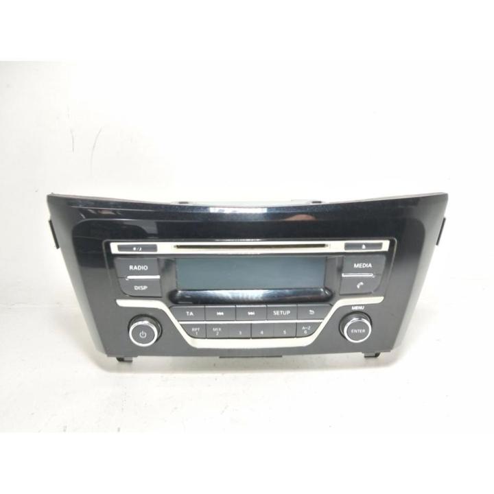 Audio system / radio cd compatible with nissan qashqai 360° 1 turbodiesel cat 2013 to 2018 (oem/iam: 281854ca0a)